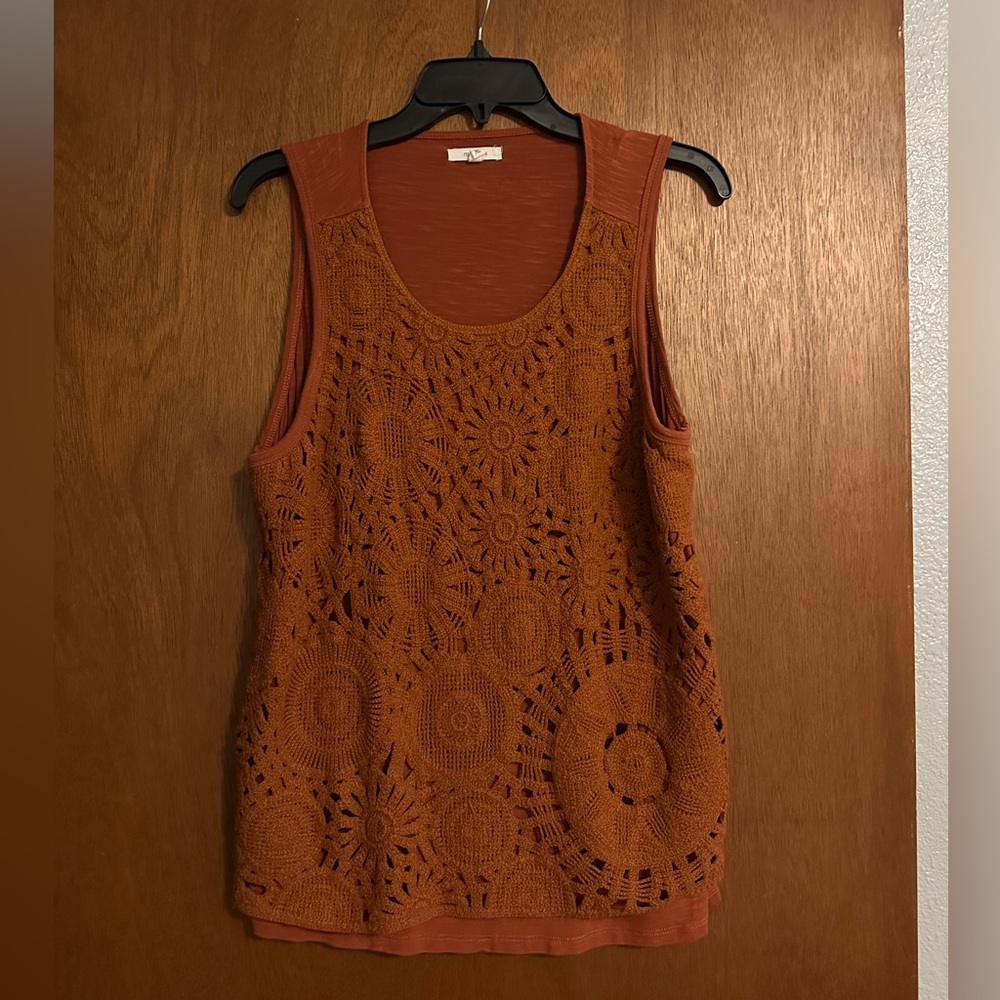 Maurices Terracotta Sleeveless Top